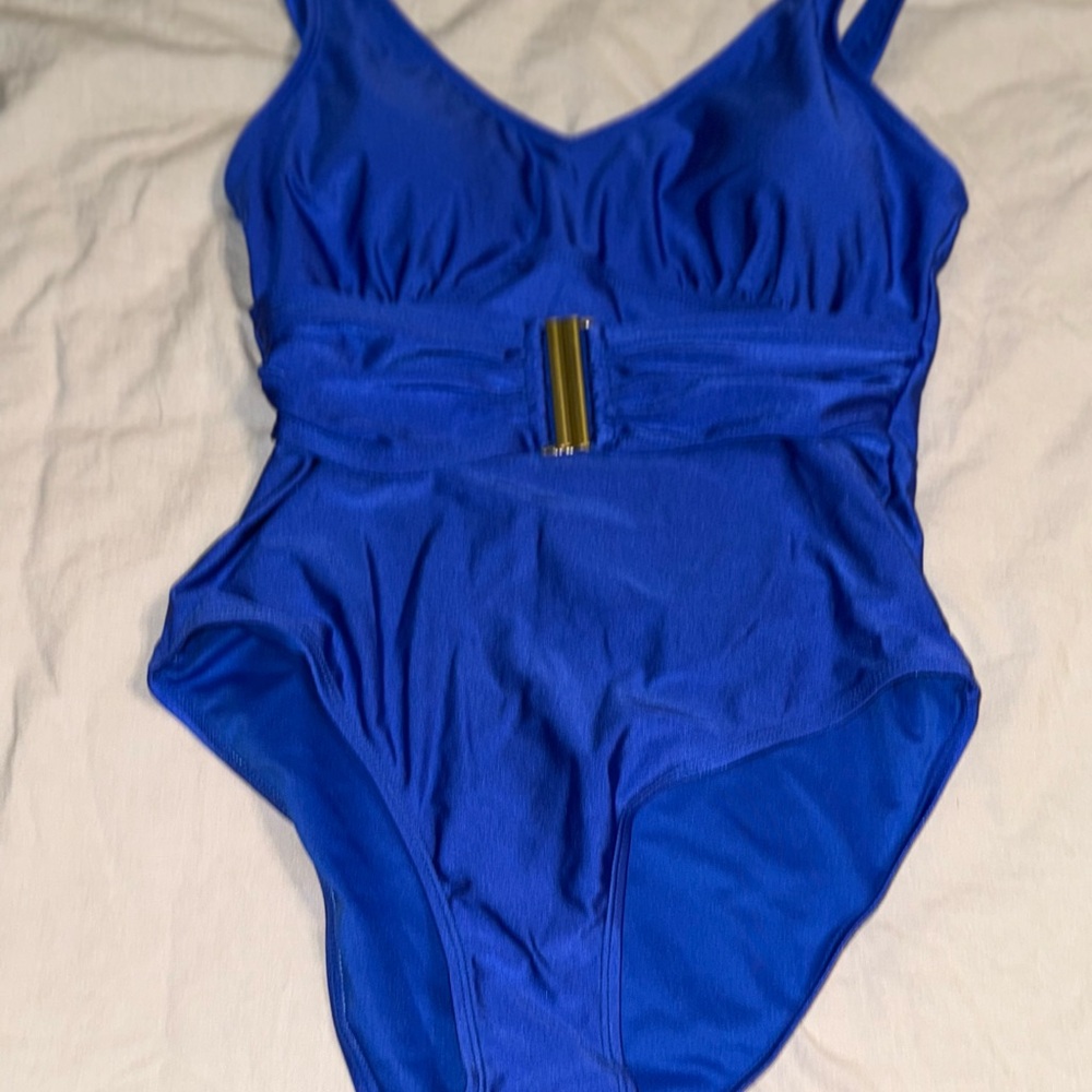SHEIN Blue One Piece Swimsuit